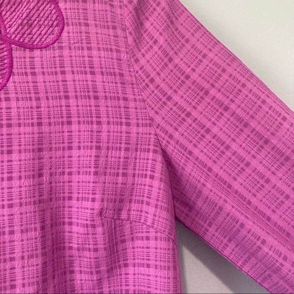 Anthropologie Cut-Out Collar Puff Sleeve Blouse - Picture 9 of 12